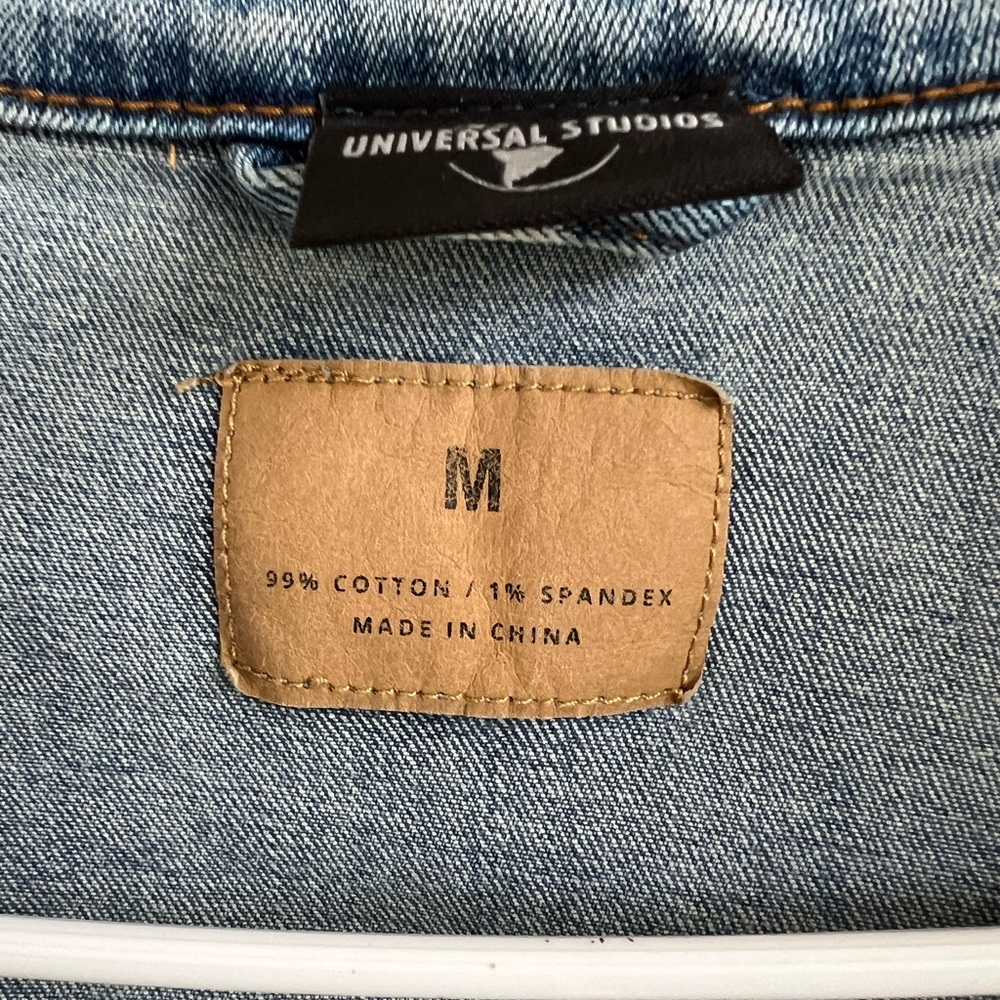 Universal Studios Blue Denim Jacket - image 4